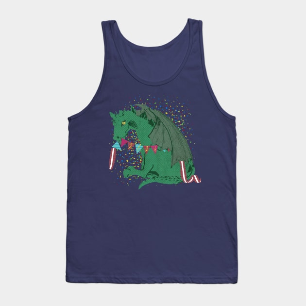 Limited time - 2024 Hand-drawn Wood Dragon 3 Tank Top by Eejee Art